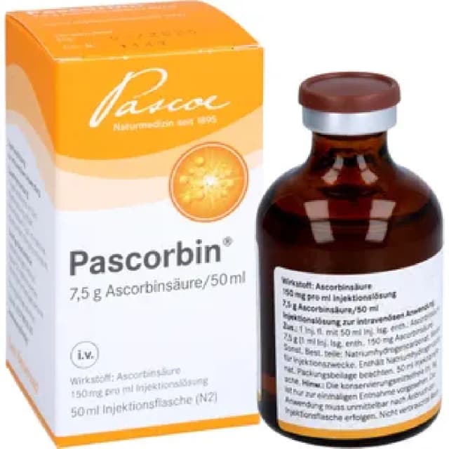 Pascorbin Vitamina C injectabila 50ml (7,5g/50ml)