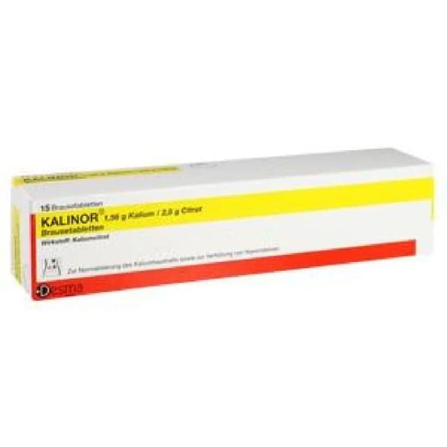 Tablete efervescente Kalinor 15 buc