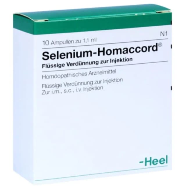Selenium homacord ampule 10x1.1 injectabil