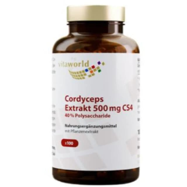 Cordyceps extract 500 mg cs4 40/ Polysaccar capsula