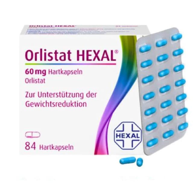 Orlistat HEXAL 60 mg – Controlul greutății și reducerea grăsimilor | 84 capsule