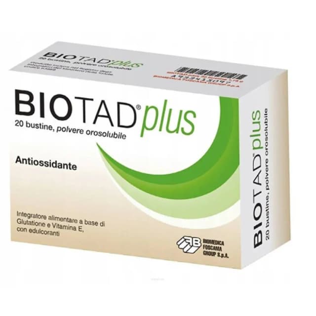 BioTAD Plus 250 mg – Supliment antioxidant cu glutation și vitamina E