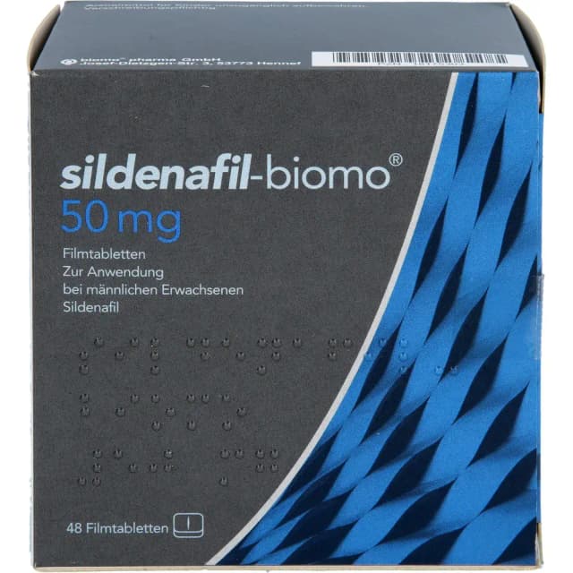 Sildenafil-biomo 50 mg – 8 comprimate filmate | Suport natural pentru funcția masculină