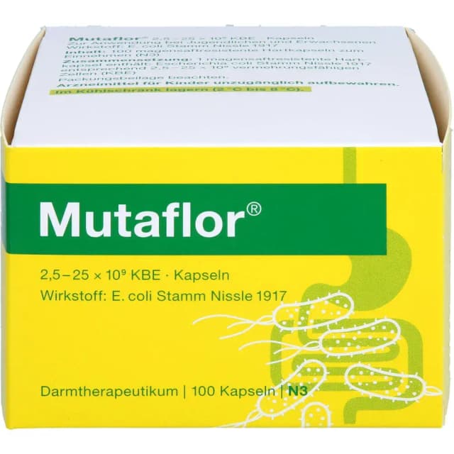 Mutaflor 100 capsule – probiotic natural E. coli Nissle 1917 pentru echilibrul florei intestinale