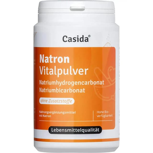 Casida Natron Vitalpulver – 300 g | Bicarbonat pur, fără aditivi – Made in Germany
