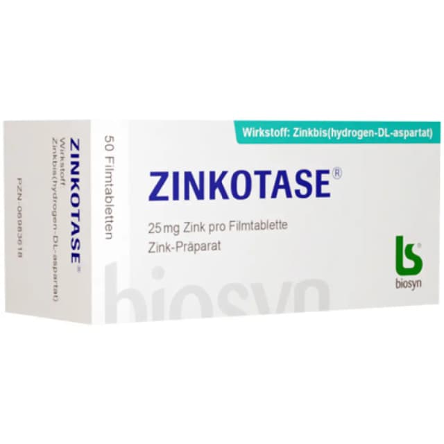 ZINKOTASE – supliment farmaceutic cu zinc pentru imunitate și metabolism celular | biosyn Arzneimittel GmbH