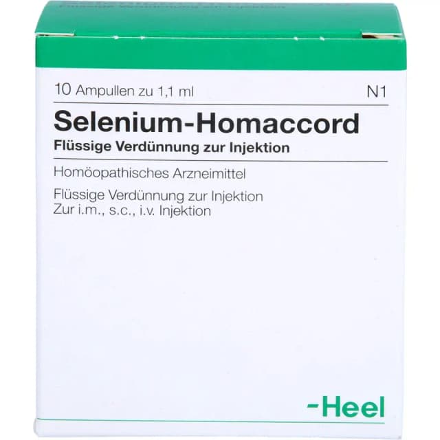Selenium-Homaccord 10 fiole – complex nutritiv antioxidant și homeopatic pentru echilibrul celular | Heel Germania