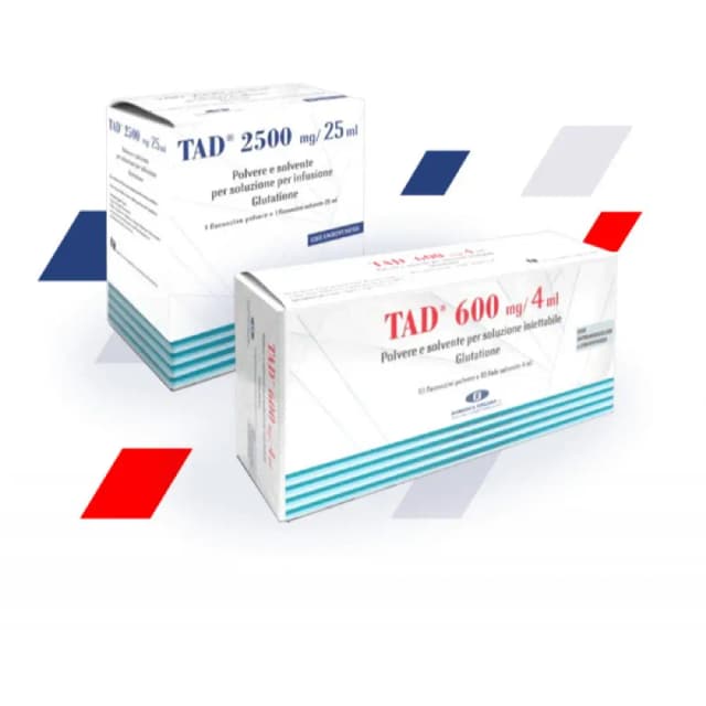 Glutation Tationil/TAD 600mg/4ml (10 ampulle pulbere + 10 ampulle solvent)