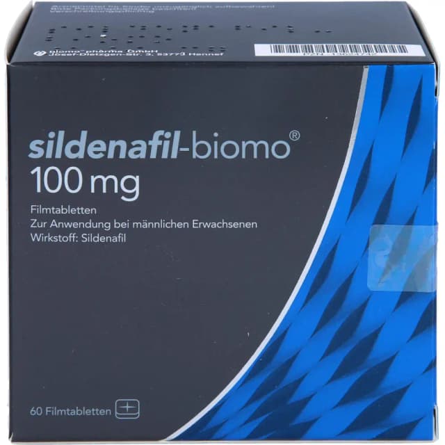 Sildenafil-biomo 100 mg – 4 comprimate filmate